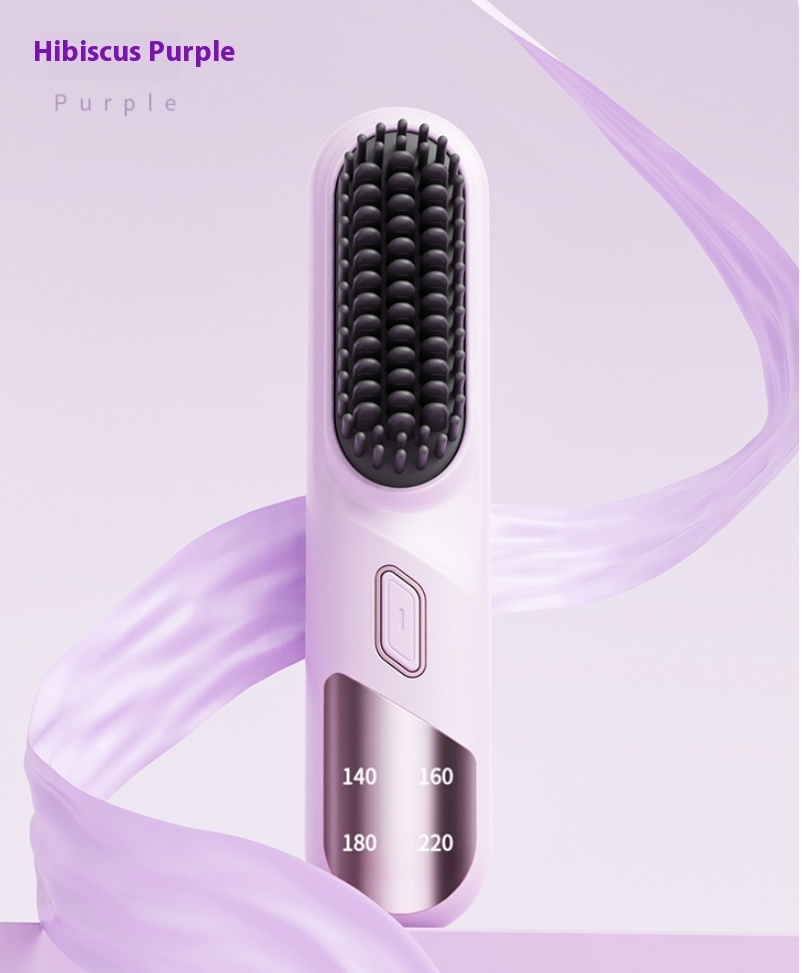 Cordless Versatile Hair Straightening Brush - Image 5