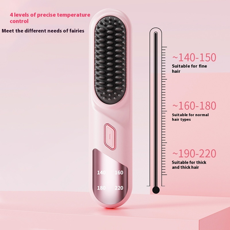 Cordless Versatile Hair Straightening Brush - Image 8