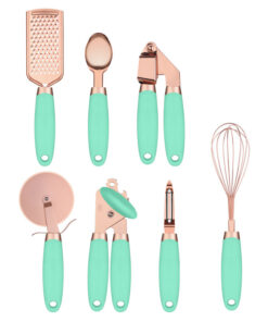 Alternative view of Rose Gold Stainless Steel Kitchen Utensil Set
