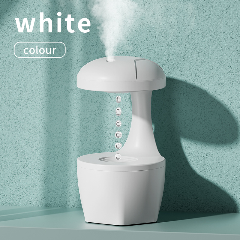 New Arrival Portable 800ml H2O Anti-Gravity USB Air Water Droplet Cool Mist Smooth Sailing Aromatherapy Humidifier for Bedroom - Image 6