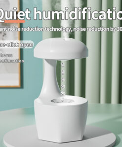 New Arrival Portable 800ml H2O Anti-Gravity USB Air Water Droplet Cool Mist Smooth Sailing Aromatherapy Humidifier for Bedroom