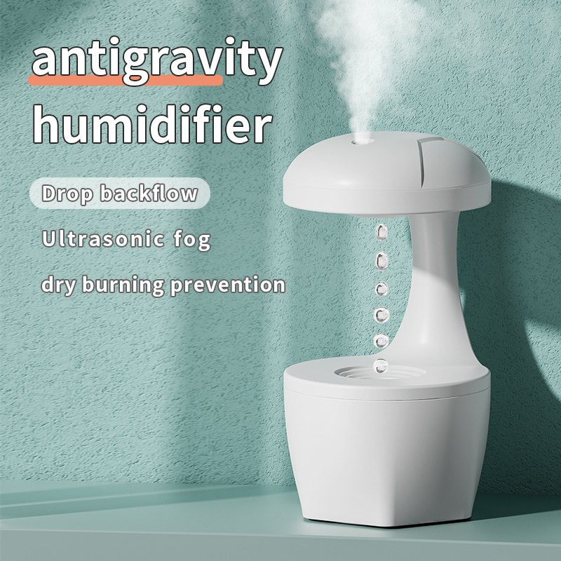 New Arrival Portable 800ml H2O Anti-Gravity USB Air Water Droplet Cool Mist Smooth Sailing Aromatherapy Humidifier for Bedroom - Image 3