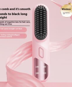 Alternative view of Cordless Versatile Hair Straightening Brush