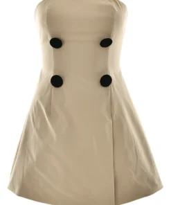 Alternative view of Fantoye Sexy Strapless A-line Dress