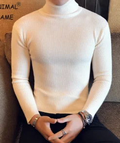 Alternative view of Men's Casual High Neck Sweater