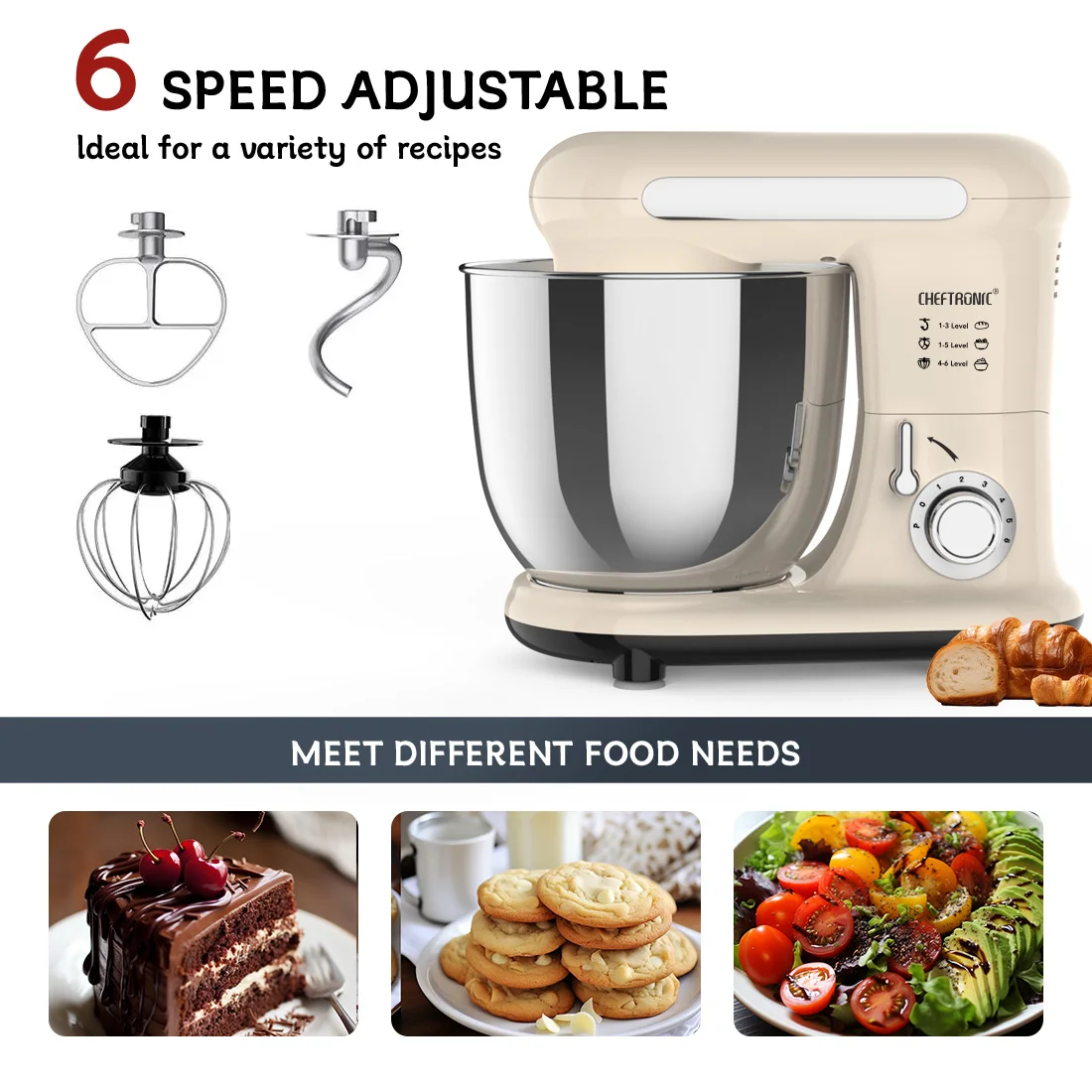 Cheftronic SM-C01 Stand Mixer - Image 2