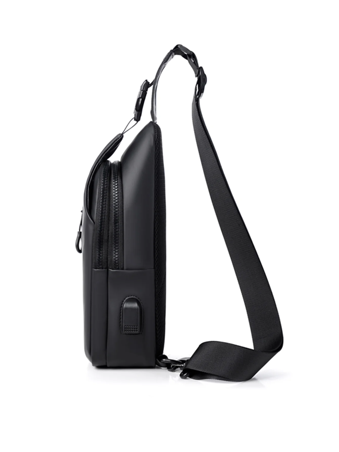 Versatile Unisex PU Bag with USB Ports - Image 5